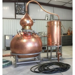300L Copper Pot Still Whiskey Vodka Alcohol Distillation Equipment