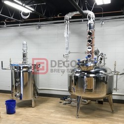 Hot Sale 200L Copper Alcohol Distillation Equipment for Whiskey Vodka Gin