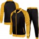 Mens 2 Pieces Tracksuits Running Jogging Sports Suits Long Sleeve Sweatsuit